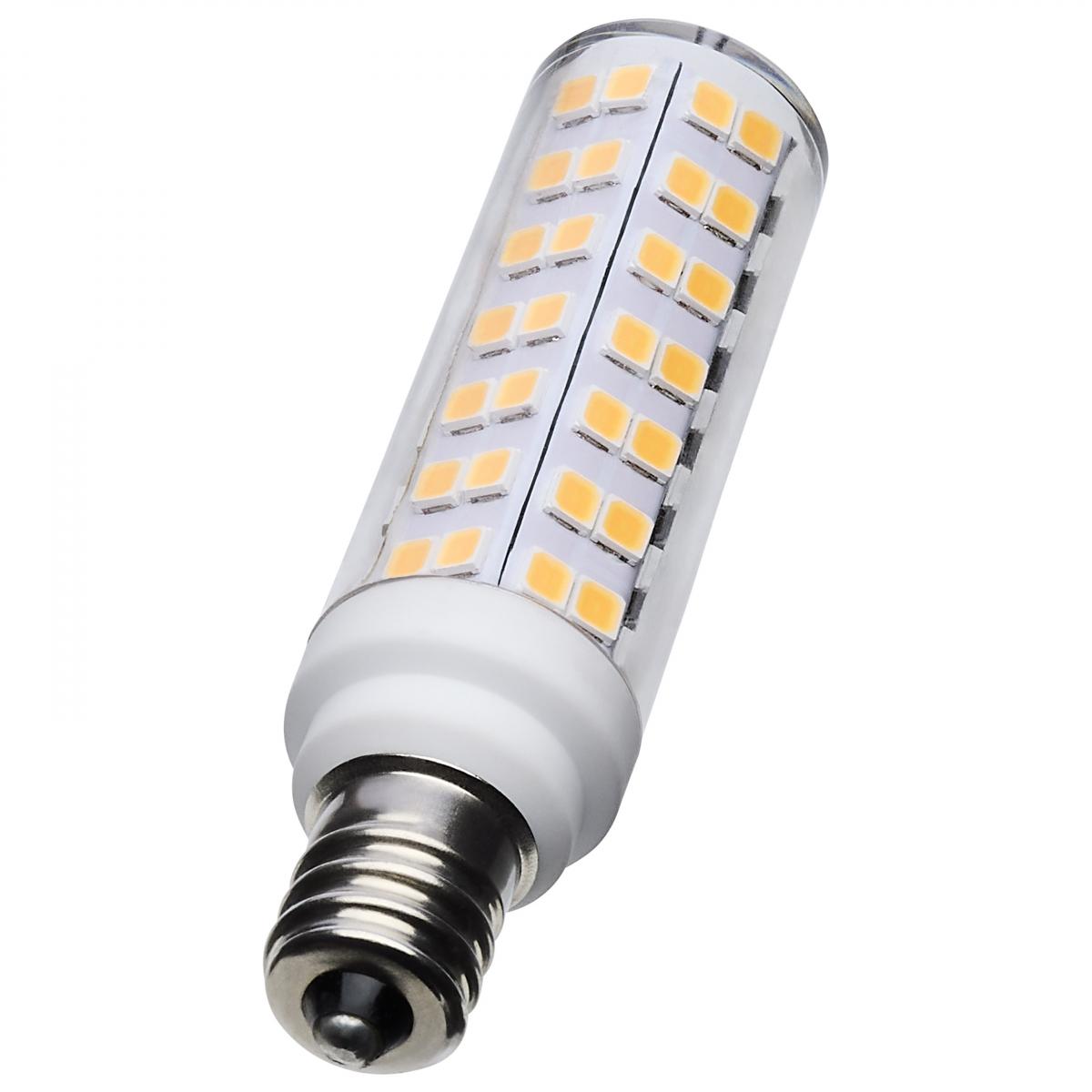 image of 6.5 Watt T6 LED - Clear Finish - E12 Base - 3000K - 120 Volt