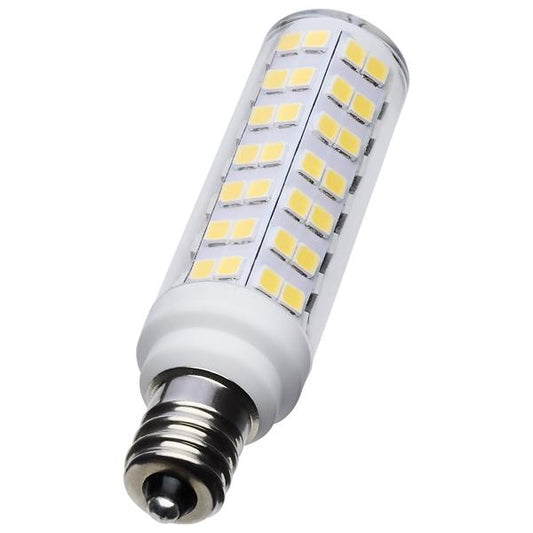 6.5 Watt T6 LED - Clear Finish - E12 Base - 5000K - 120 Volt