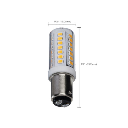 image of 5 Watt T6 LED - Clear Finish - DC Base - 3000K - 120 Volt
