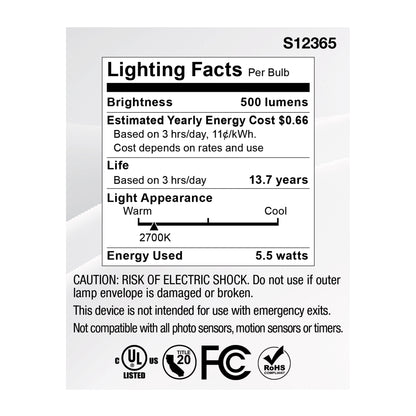 image of 5.5 Watt MR16 LED Floodlight - 2700K CCT - GU5.3 Base - 12 Volt