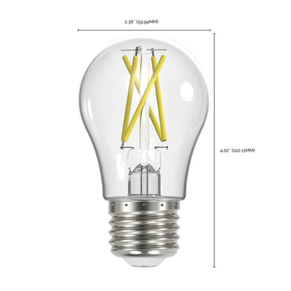 image of 5 Watt LED A19 - Clear - Medium Base - 2700K - 90 CRI - 120 Volt