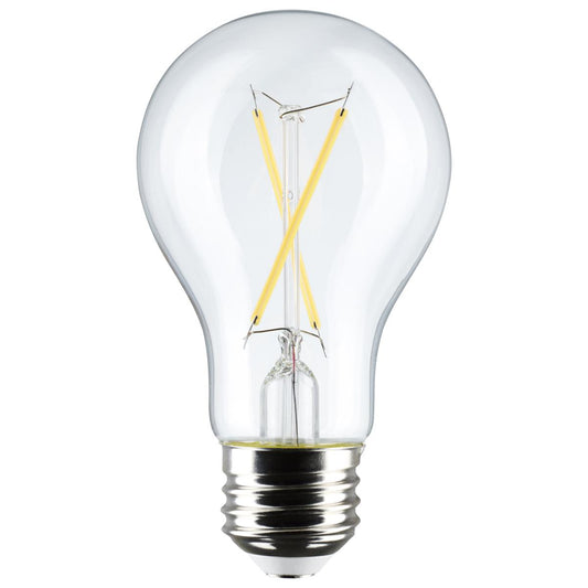 5 Watt A19 LED - Clear - 3000K - Medium Base - 120 Volt - 4-Pack