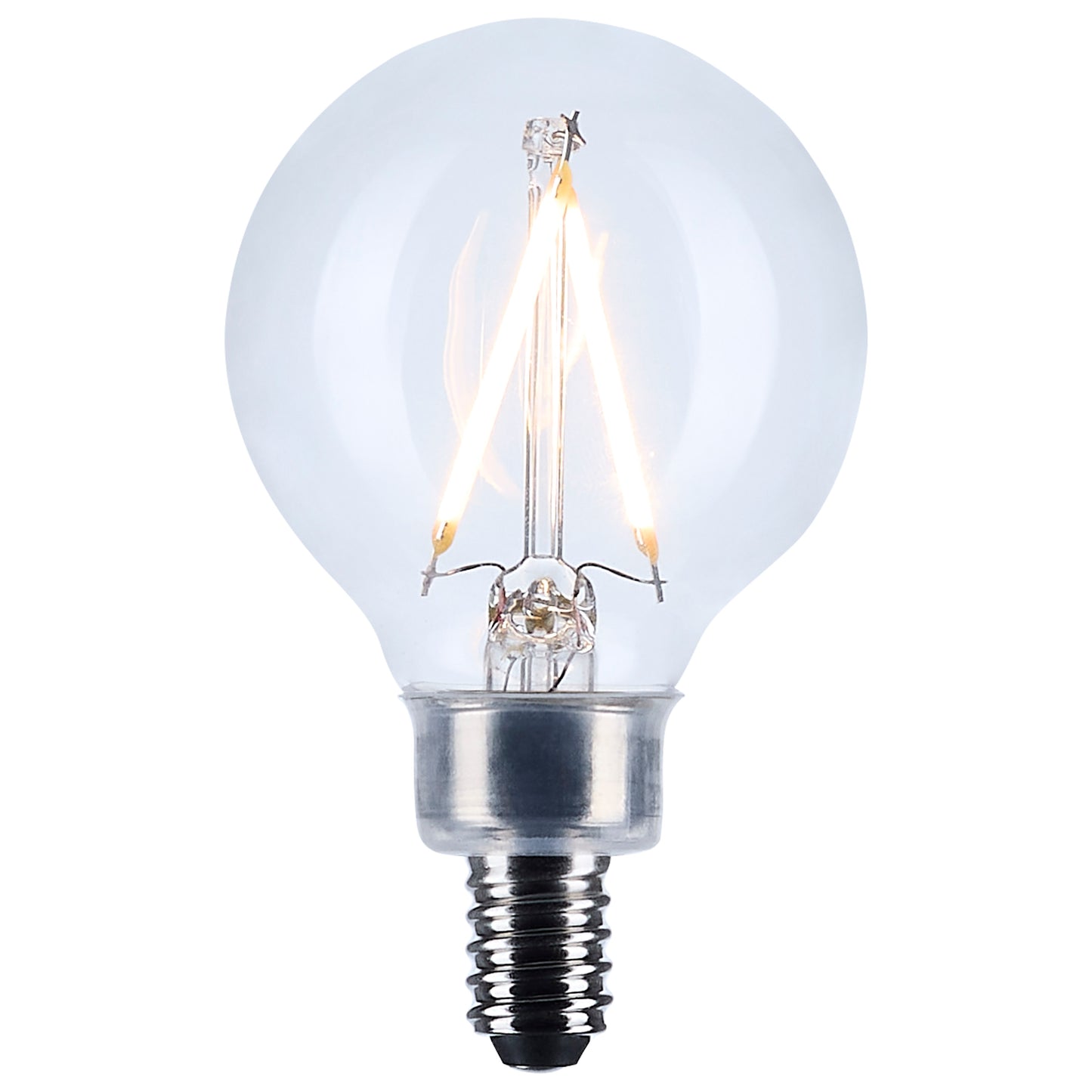 image of 3 Watt G16.5 LED - Candelabra Base - Clear - 3000K CCT - 120 Volt