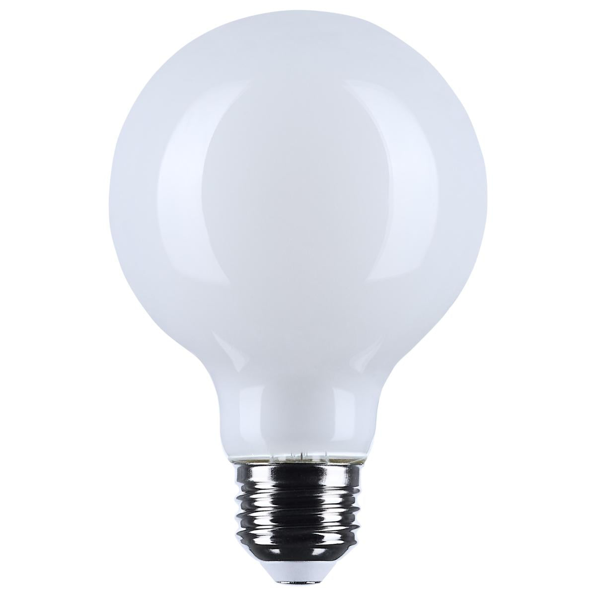 image of 6 Watt G25 LED - Medium Base - White Finish - 3500K CCT - 120 Volt
