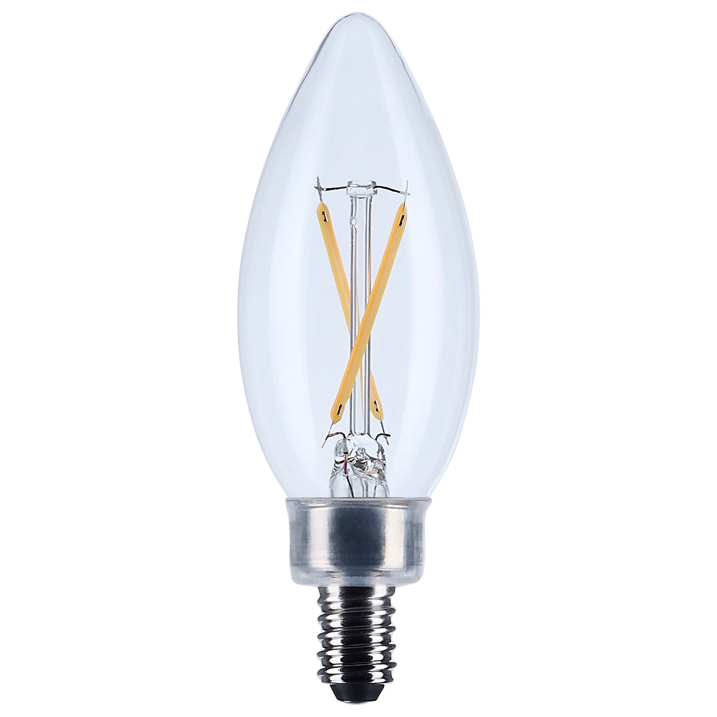 image of 3 Watt B11 LED - Candelabra Base - Clear - 3000K CCT - 120 Volt