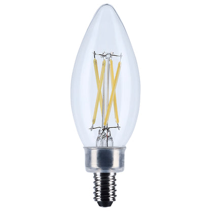 image of 4 Watt B11 LED - Candelabra Base - Clear - 3000K CCT - 120 Volt - 10-pk