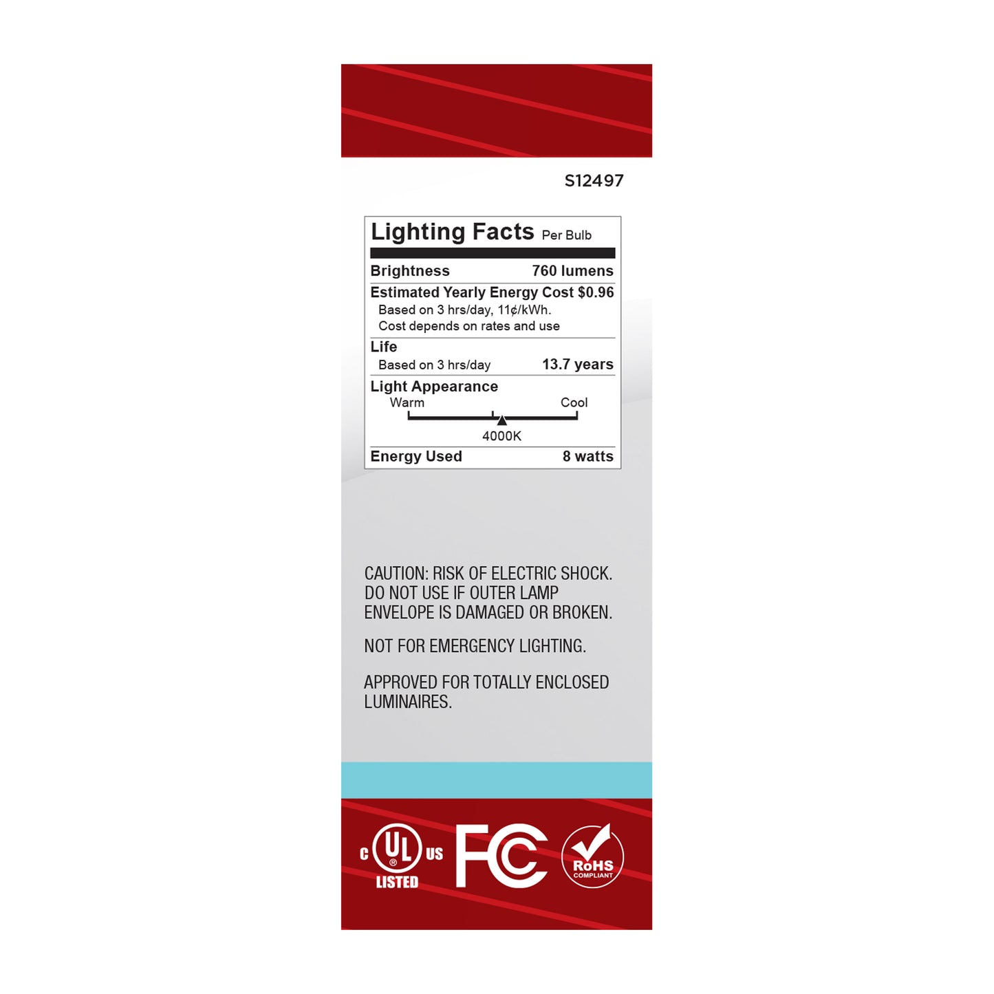 image of 8 Watt B11 LED - Candelabra Base - Candle-Tip - Frost Finish - 4000K CCT - 120 Volt