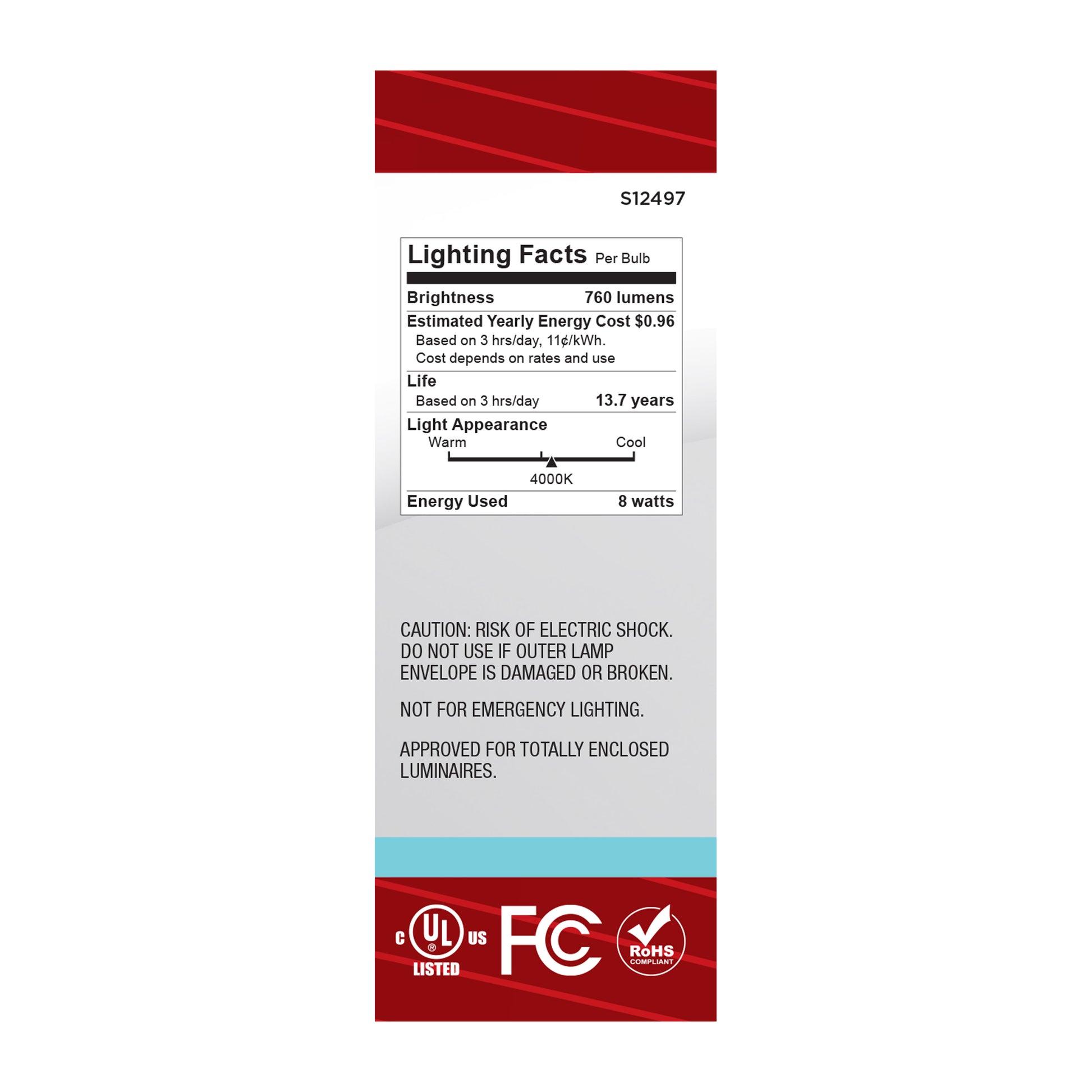 image of 8 Watt B11 LED - Candelabra Base - Candle-Tip - Frost Finish - 4000K CCT - 120 Volt