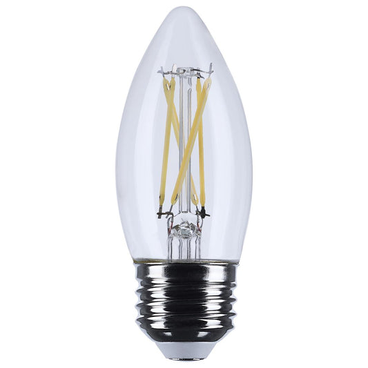 5.5 Watt B11 LED - Medium Base - Clear - 3000K CCT - 120 Volt