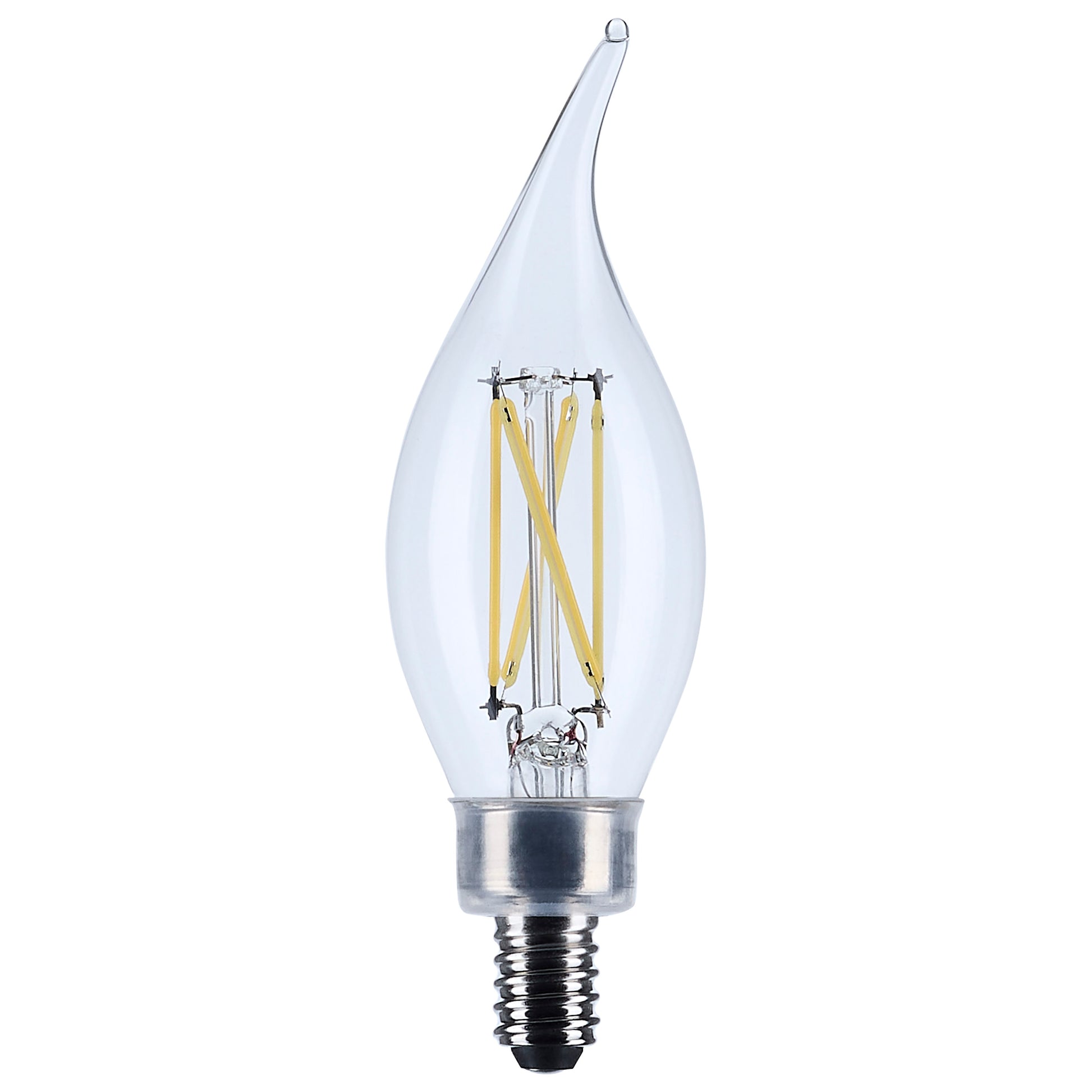 image of 4 Watt CA10 LED - Candelabra Base - Clear - 3500K CCT - 120 Volt