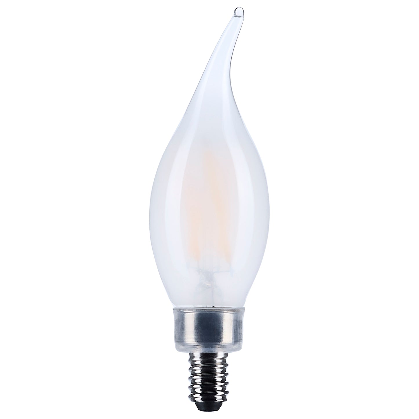 image of 4 Watt CA10 LED - Candelabra Base - Frost Finish - 3500K CCT - 120 Volt