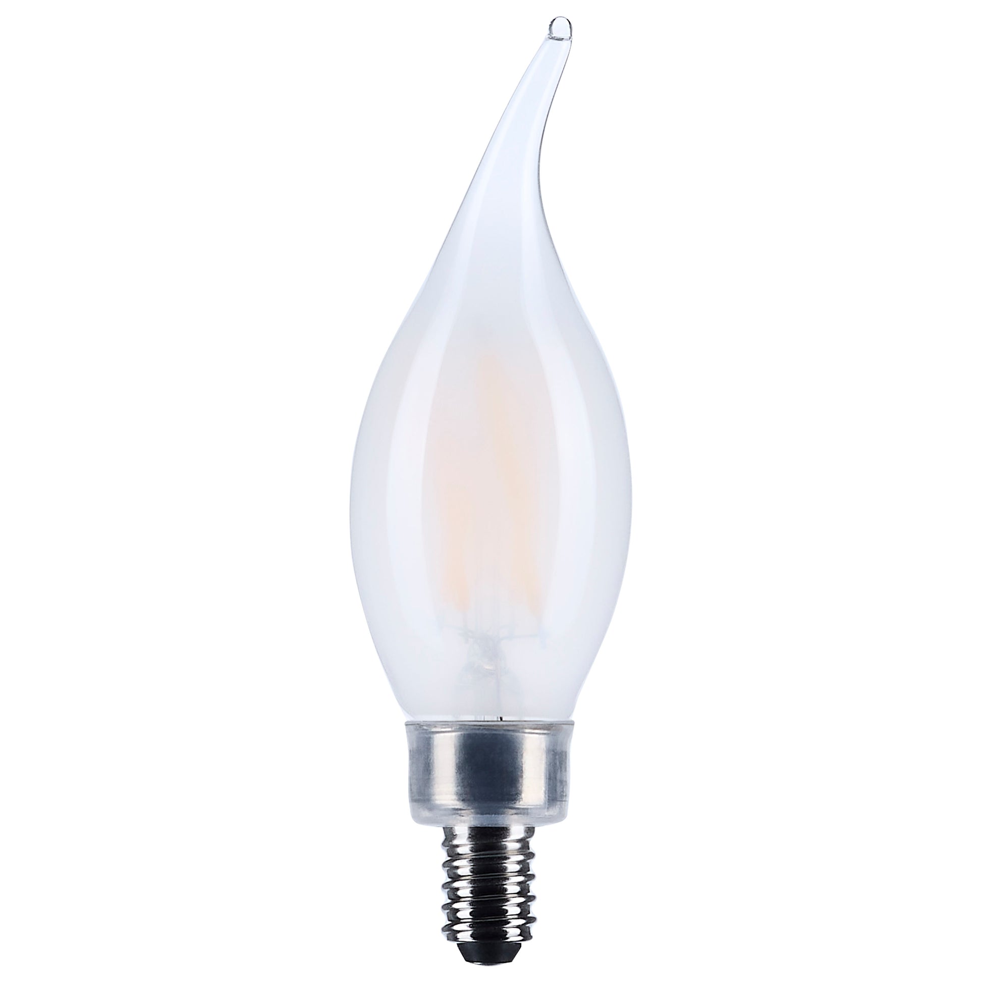 image of 4 Watt CA10 LED - Candelabra Base - Frost Finish - 3500K CCT - 120 Volt