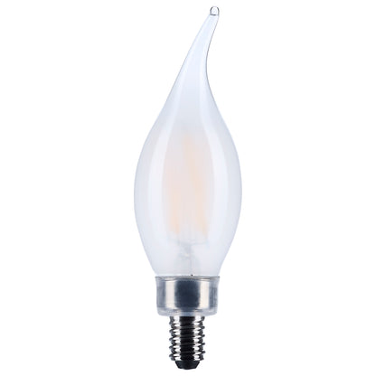 image of 4 Watt CA10 LED - Candelabra Base - Frost Finish - 3500K CCT - 120 Volt