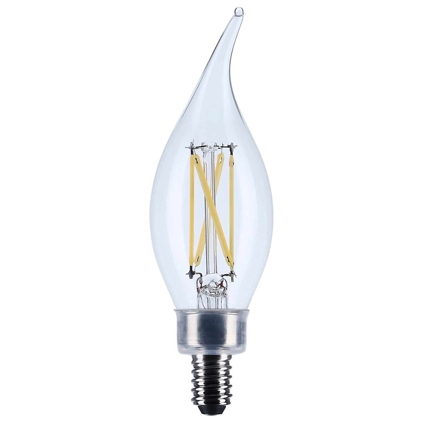 image of 5.5 Watt CA10 LED - Candelabra Base - Clear - 3500K CCT - 120 Volt
