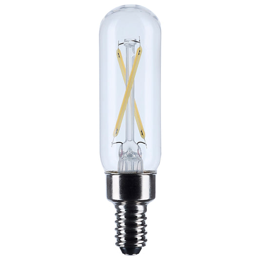 image of 2.8 Watt T6 LED - Candelabra Base - Clear - 3000K CCT - 120 Volt