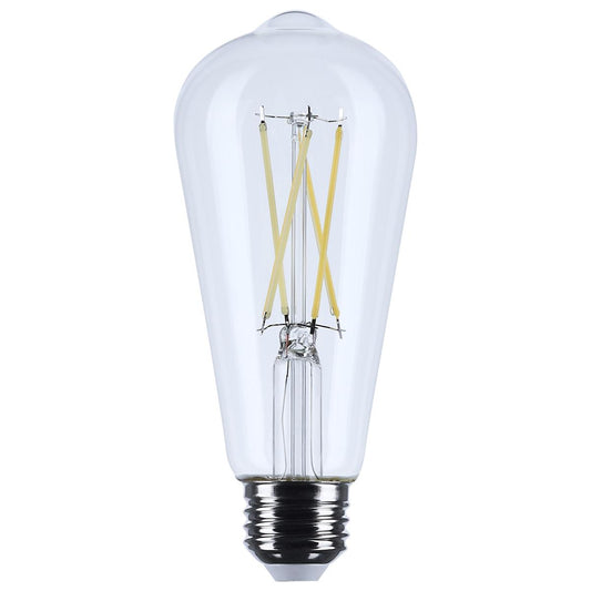 8 Watt ST19 LED - Medium Base - Clear - 5000K CCT - 120 Volt