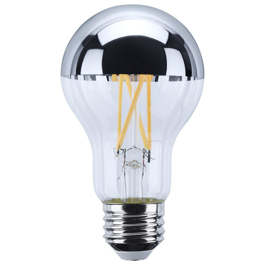 8 Watt A19 LED - Medium Base - 2700K CCT - Silver Crown - 60 Watt Replacement