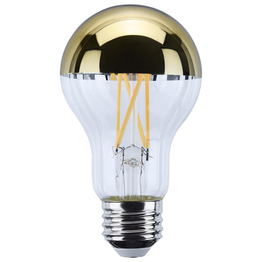 8 Watt A19 LED - Medium Base - 2700K CCT - Gold Crown - 60 Watt Replacement
