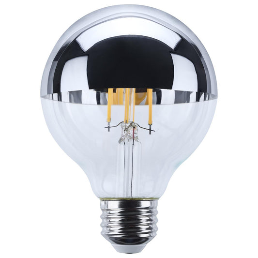 5.5 Watt G25 LED - Medium Base - 2700K CCT - Silver Crown - 60 Watt Replacement