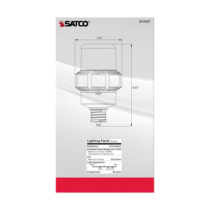 image of 65 Watt - A-Plus 37 - LED - CCT Selectable and Wattage Selectable - Extended Mogul base - Type B - Ballast Bypass - ColorQuick Technology - PowerQuick Technology