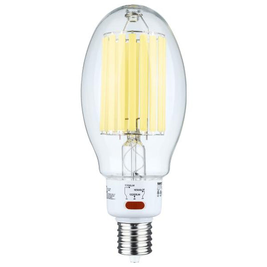 60/68/85 Wattage Selectable LED HID Replacement - ED37 - 5000K - Mogul Extended Base - Clear - 120-277 Range Voltage