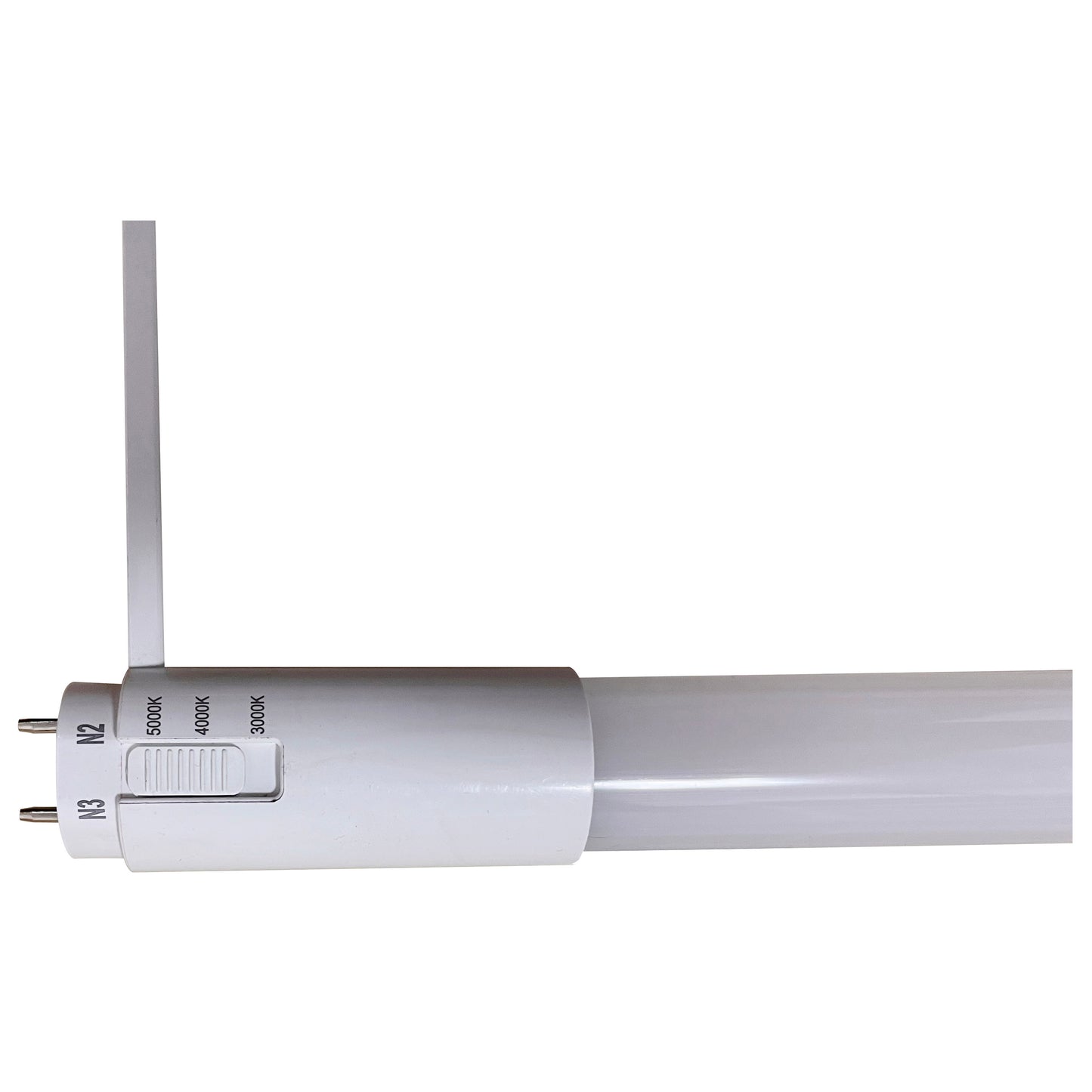 image of 13 Watt T8 U-BEND LED - 50000 Hours - Medium Bi Pin Base - CCT Selectable - Type B - White Finish - 120-277 Volt