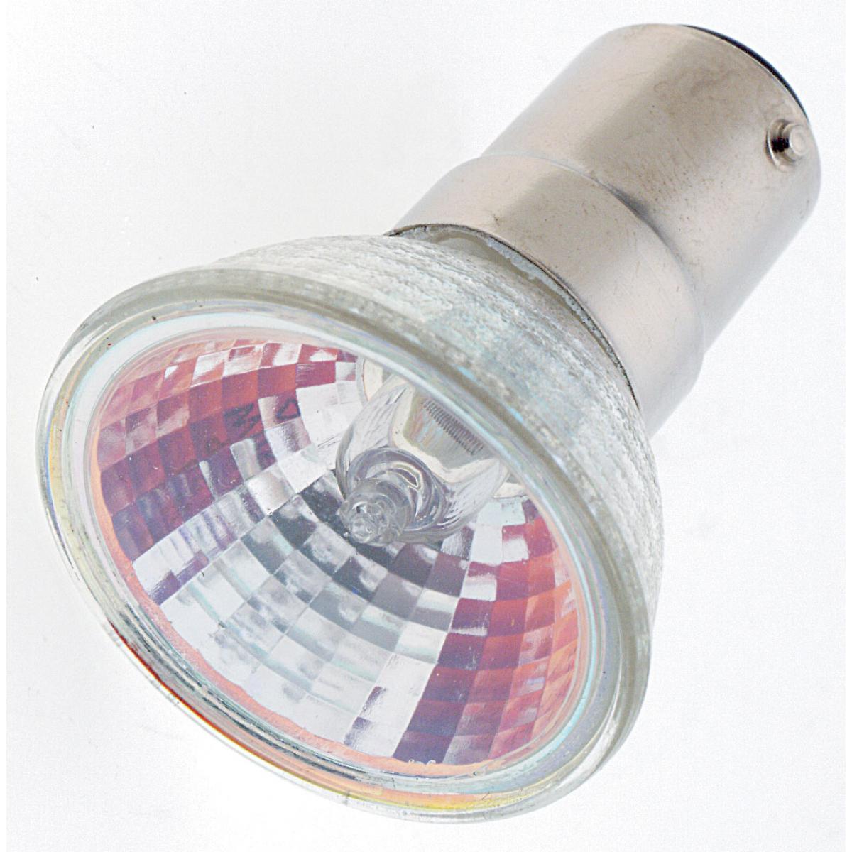 image of 20 Watt - Halogen - MR11 - FSV/C - 2000 Average rated hours - DC Bay base - 12 Volt