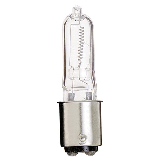 image of 50 Watt - Halogen - T4 - Clear - 2000 Average rated hours - 750 Lumens - DC Bay base - 120 Volt