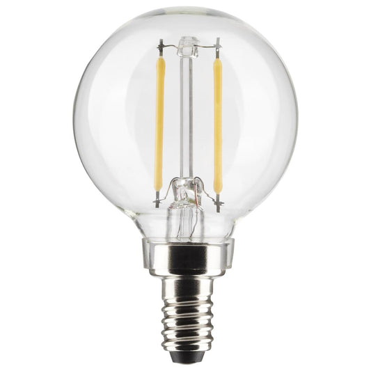 3 Watt G16.5 LED - Clear - Candelabra base - 90 CRI - 4000K - 120 Volt