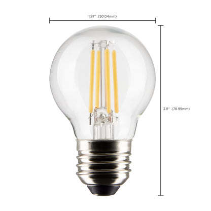 image of 5.5 Watt G16.5 LED - Clear - Medium base - 90 CRI - 2700K - 120 Volt