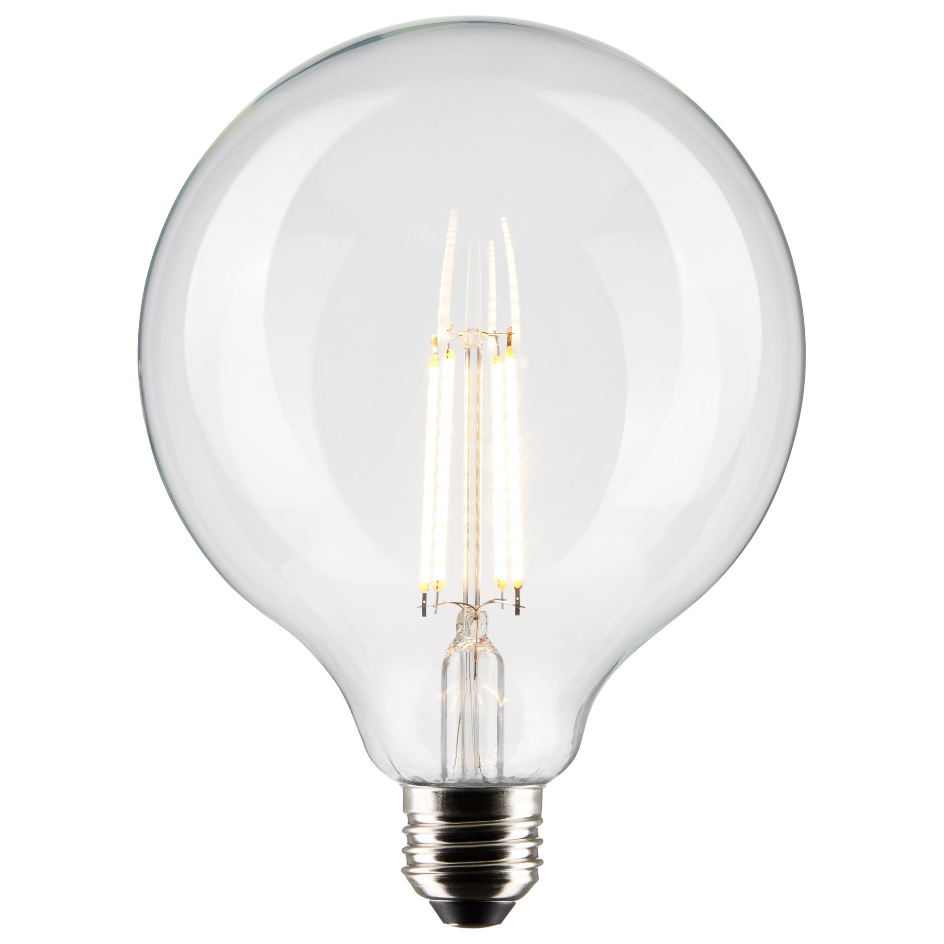 image of 8 Watt G40 LED - Clear - Medium base - 90 CRI - 3000K - 120 Volt