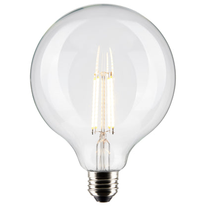 image of 8 Watt G40 LED - Clear - Medium base - 90 CRI - 3000K - 120 Volt