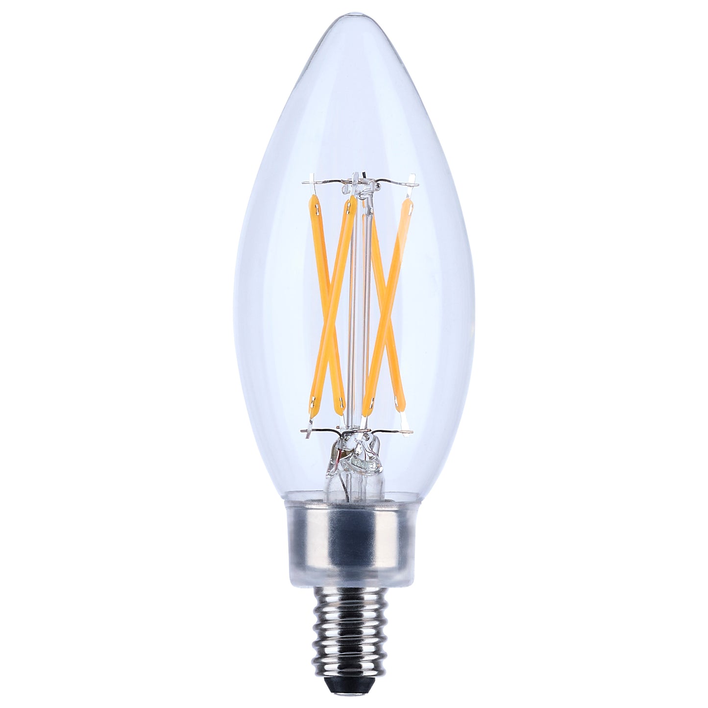 image of 4 Watt B11 LED - Clear - Candelabra base - 90 CRI - 2700K - 120 Volt