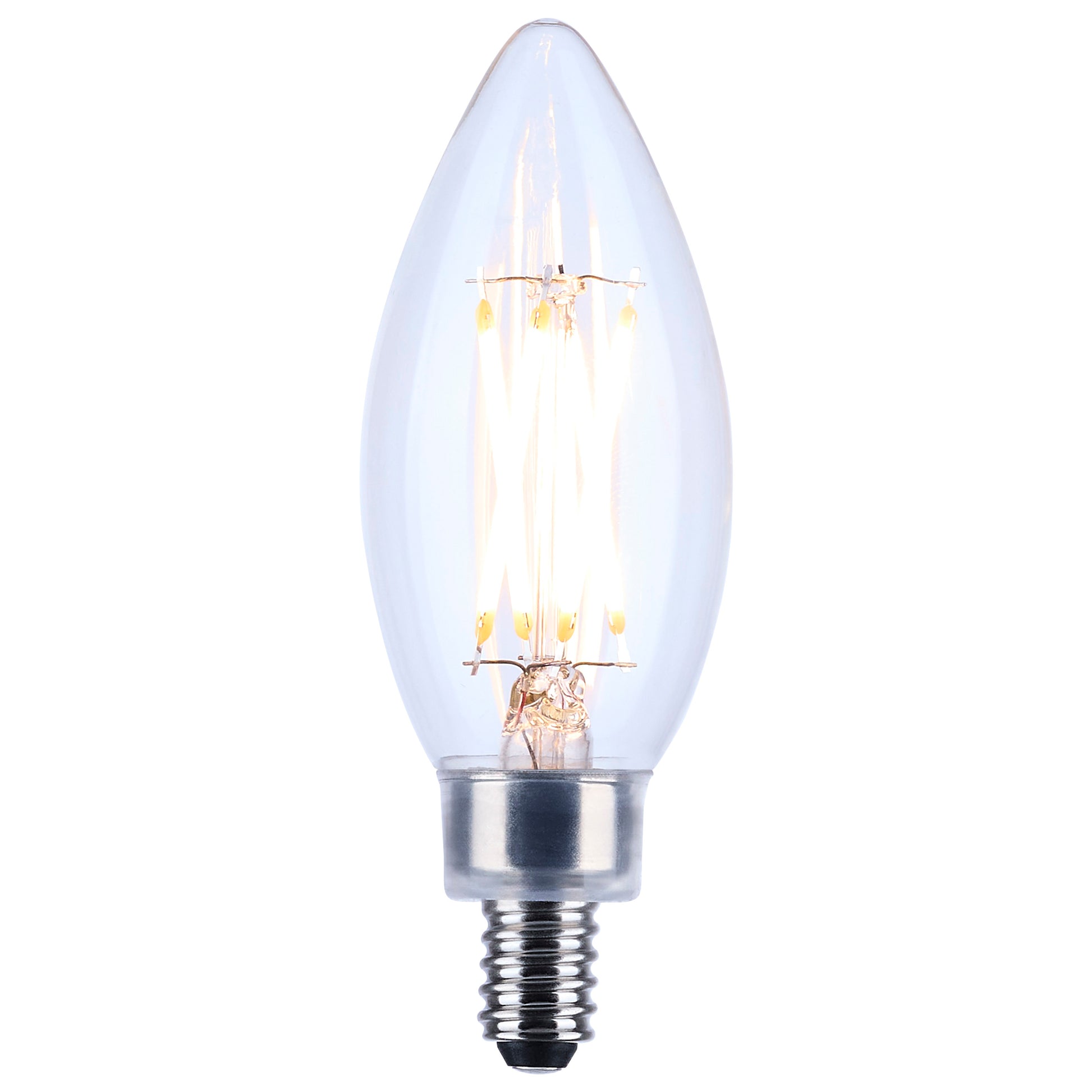 image of 5.5 Watt B11 LED - Clear - Candelabra base - 90 CRI - 2700K - 120 Volt