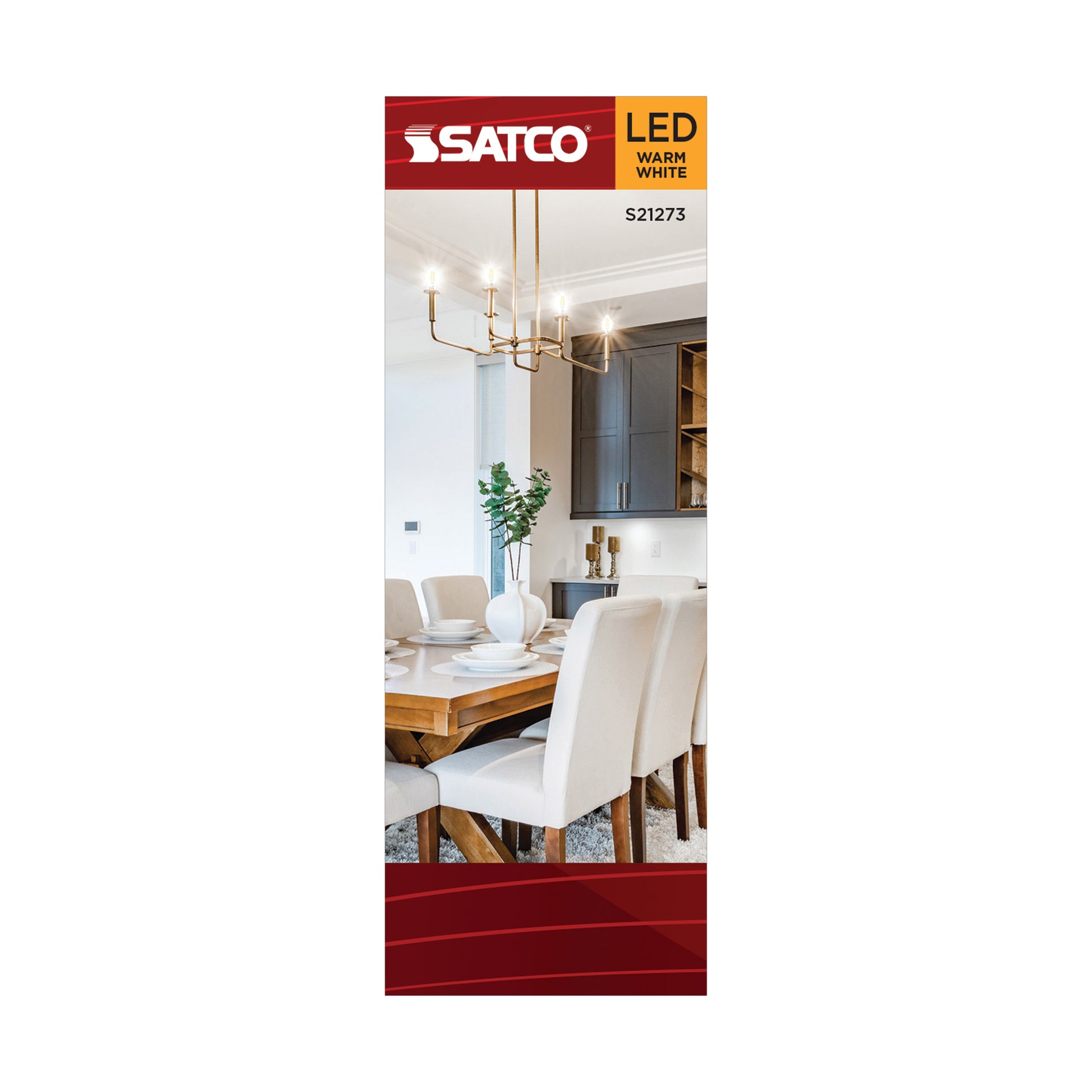 image of 5.5 Watt B11 LED - Clear - Candelabra base - 90 CRI - 2700K - 120 Volt