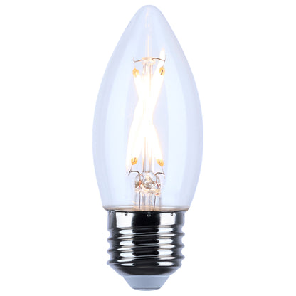 image of 3 Watt B11 LED - Clear - Medium base - 90 CRI - 2700K - 120 Volt