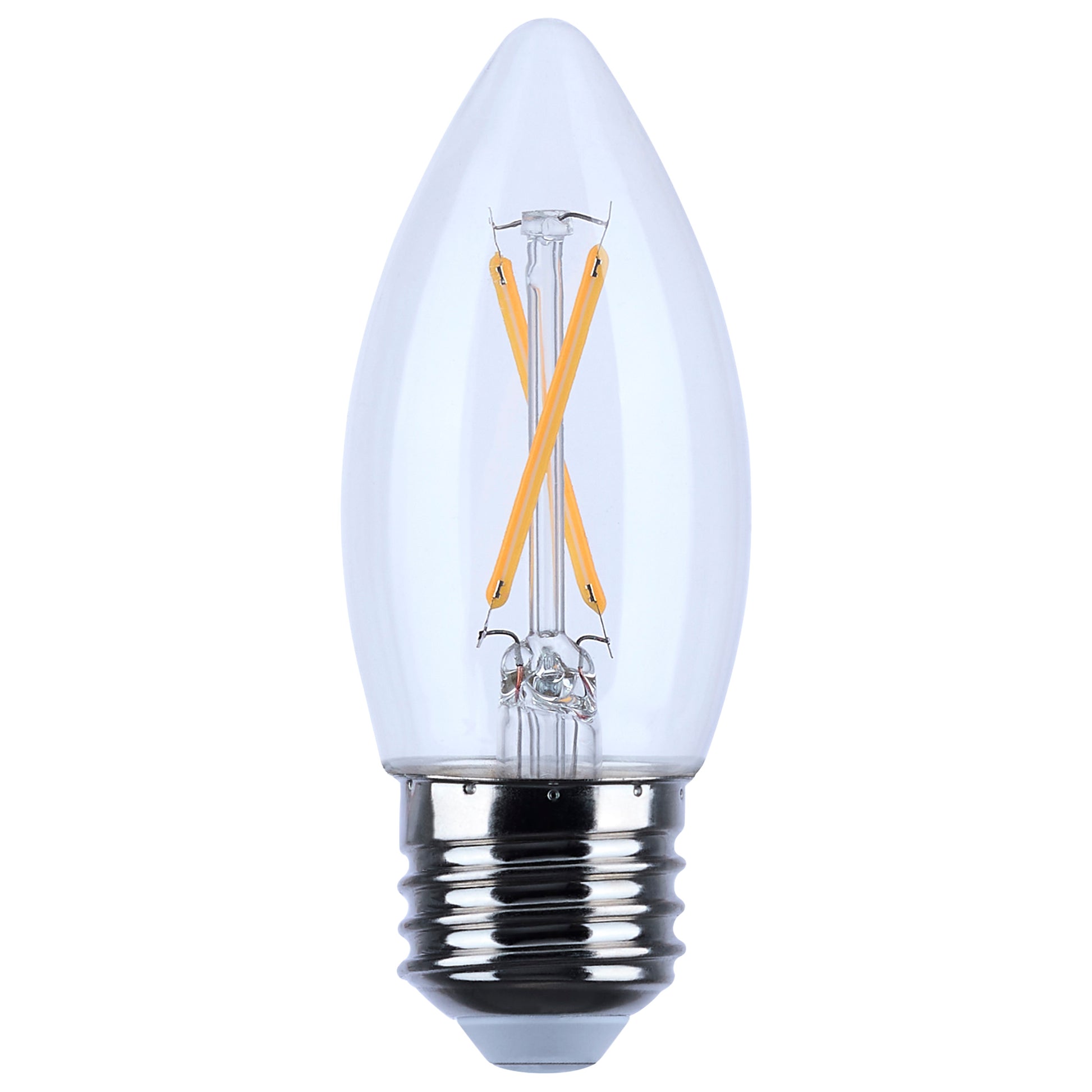 image of 3 Watt B11 LED - Clear - Medium base - 90 CRI - 2700K - 120 Volt
