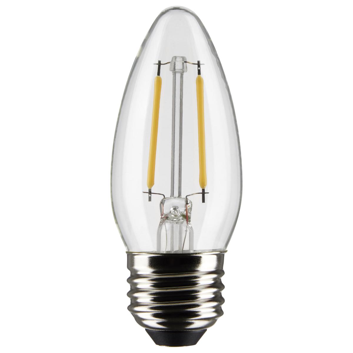 image of 3 Watt B11 LED - Clear - Medium base - 90 CRI - 2700K - 120 Volt