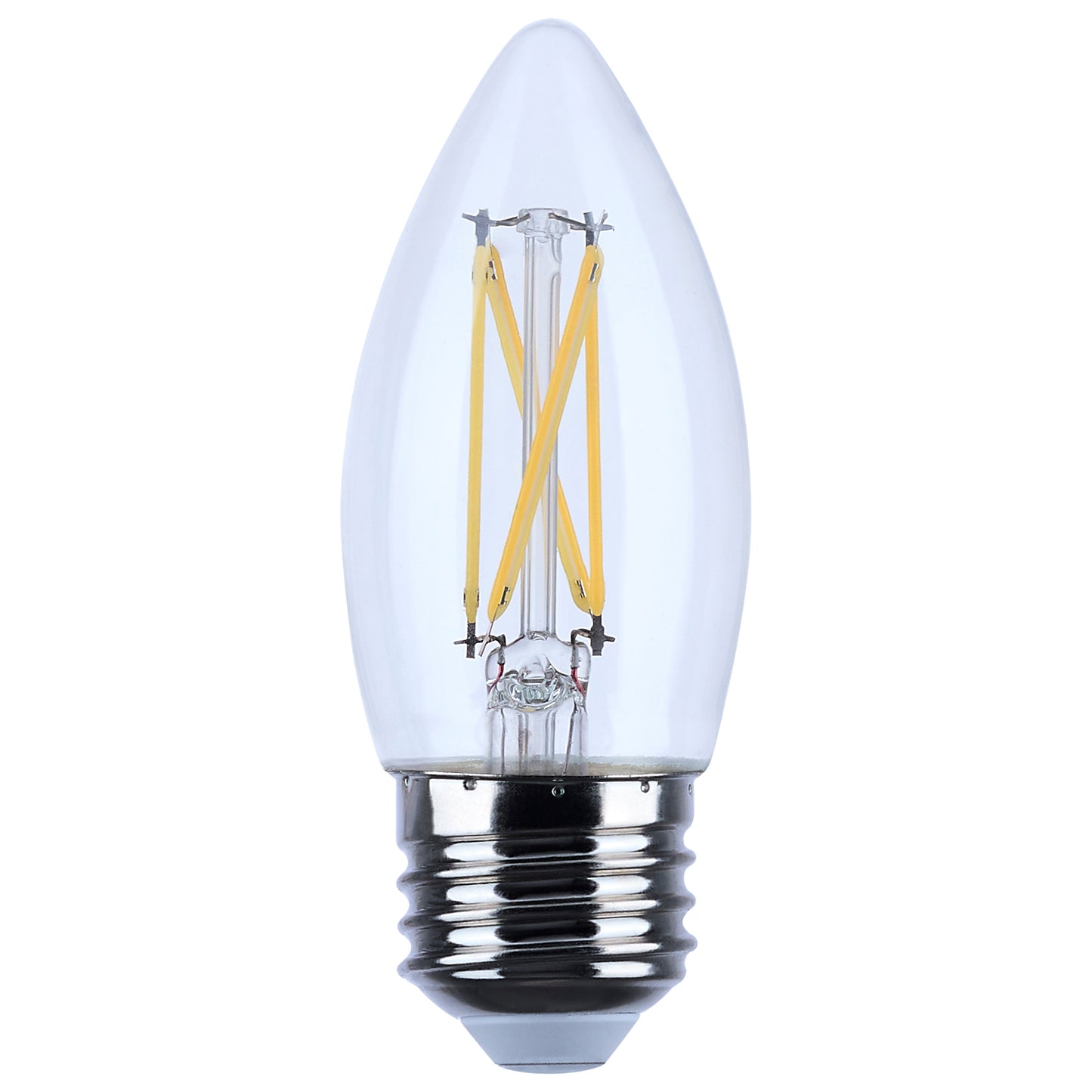 image of 4 Watt B11 LED - Clear - Medium base - 90 CRI - 2700K - 120 Volt