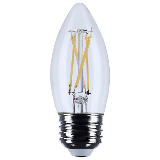 image of 5.5 Watt B11 LED - Clear - Medium base - 90 CRI - 2700K - 120 Volt