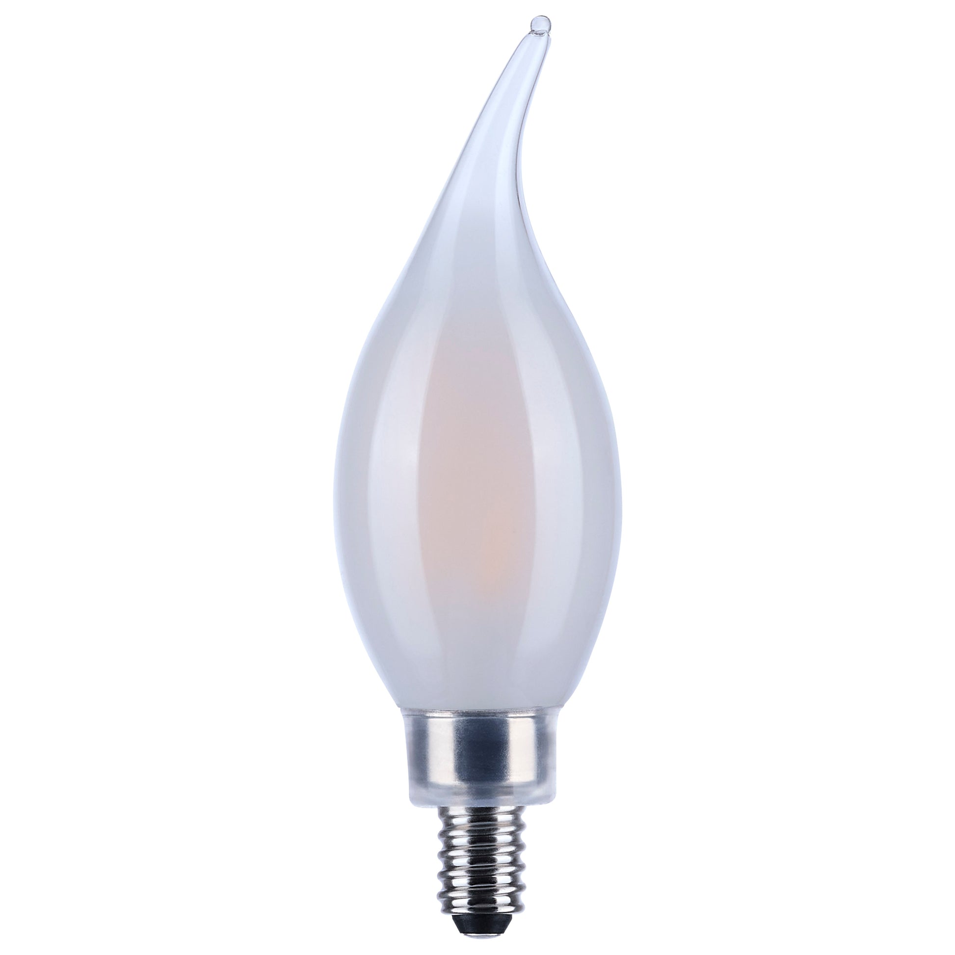 image of 5.5 Watt CA10 LED - Frost - Candelabra base - 90 CRI - 2700K - 120 Volt