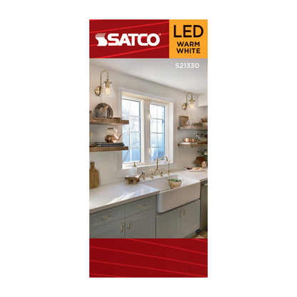 image of 5 Watt BT15 LED - Clear - Medium base - 90 CRI - 2700K - 120 Volt