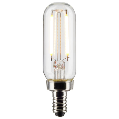 image of 2.8 Watt T6 LED - Clear - Candelabra base - 90 CRI - 2700K - 120 Volt