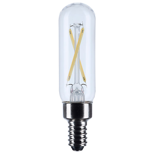 image of 2.8 Watt T6 LED - Clear - Candelabra base - 90 CRI - 2700K - 120 Volt