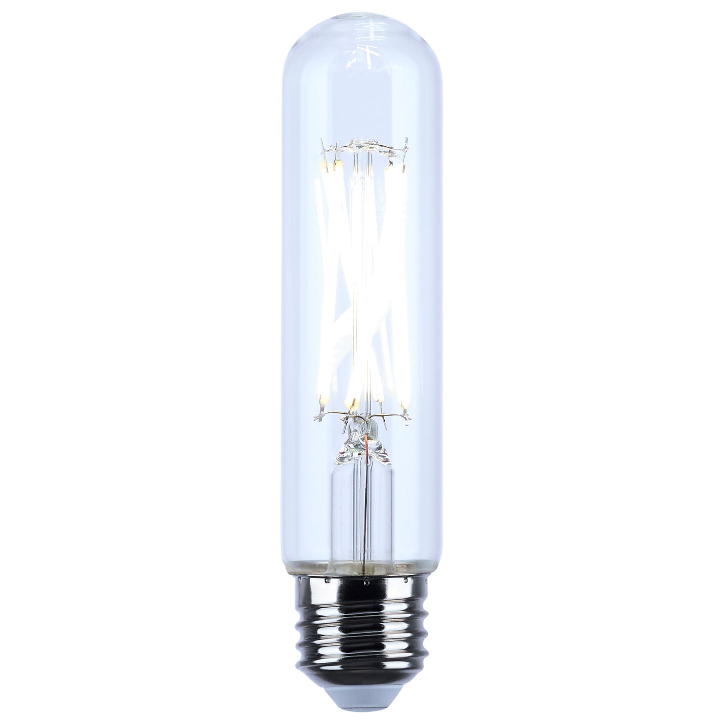 image of 8 Watt T10 LED - Clear - Medium base - 90 CRI - 2700K - 120 Volt