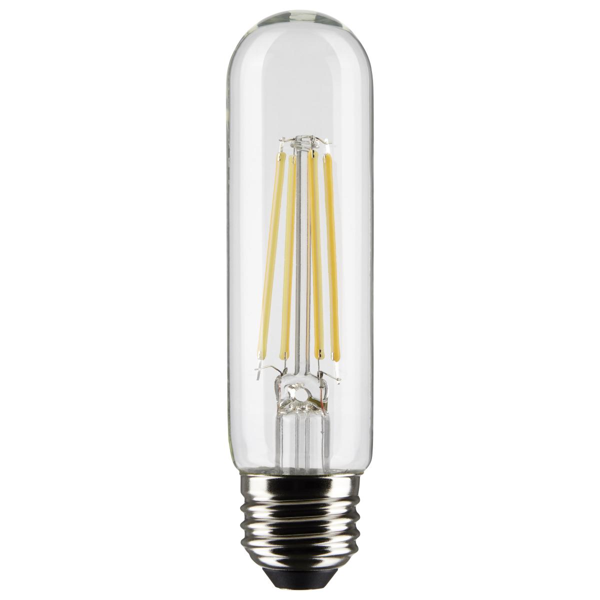 image of 8 Watt T10 LED - Clear - Medium base - 90 CRI - 2700K - 120 Volt