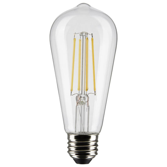 8 Watt ST19 LED - Clear - Medium base - 90 CRI - 2700K - 120 Volt