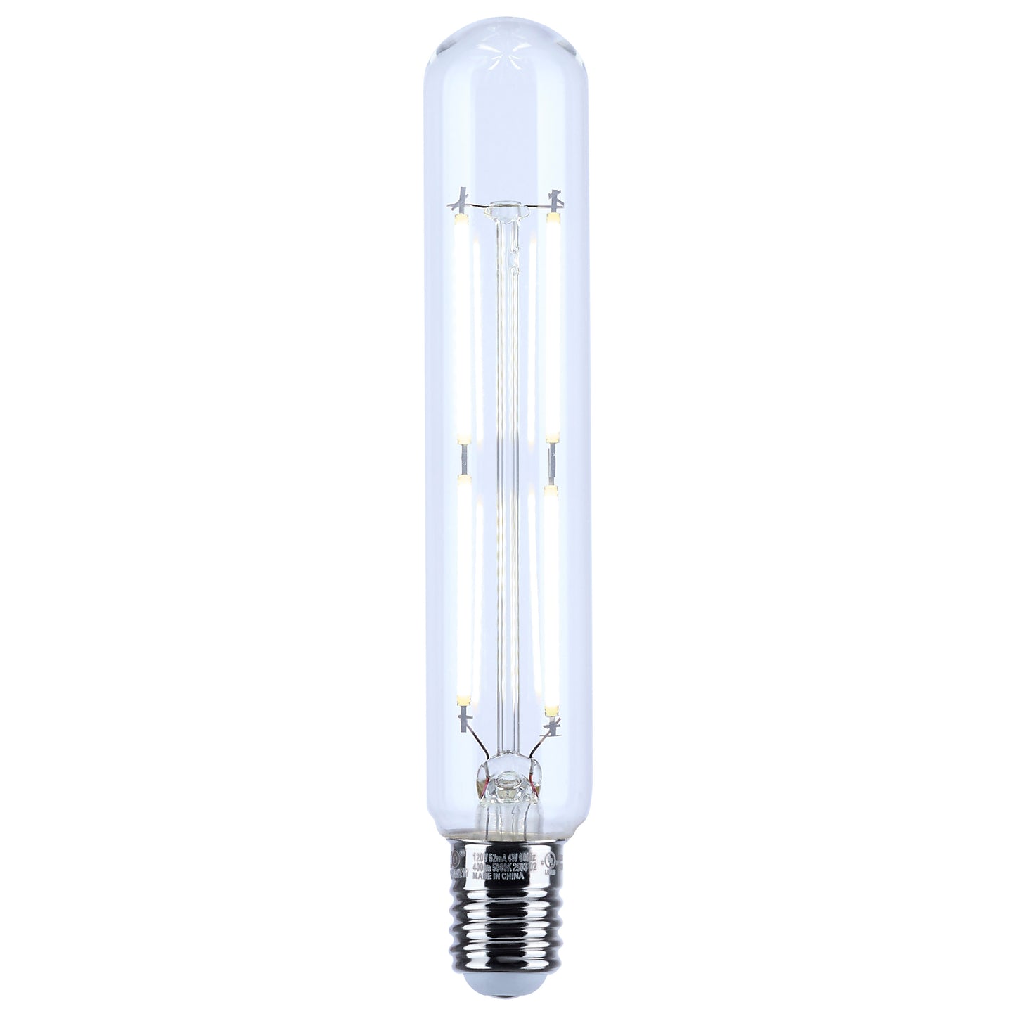 image of 4 Watt T6.5 LED - Clear - Intermediate Base - 3000K - 400 Lumens - 120 Volt