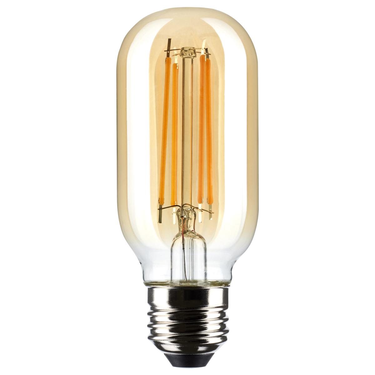 5.5 Watt T14 LED - Clear - Medium Base - 2000K - 500 Lumens - 120 Volt