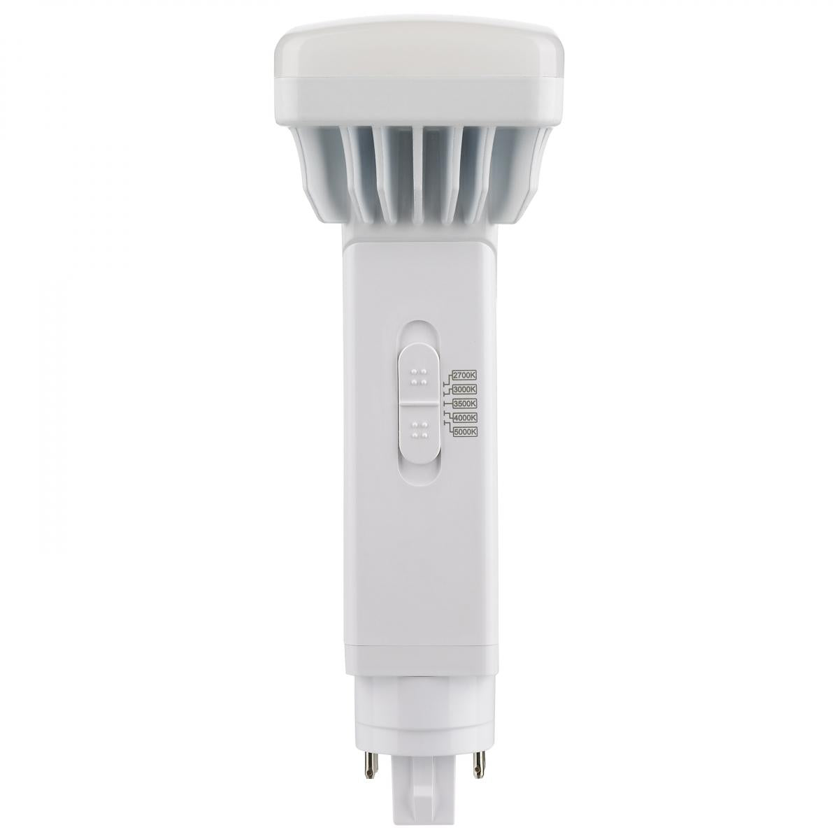 image of 16 Watt PL 4-Pin LED - 1850 Lumens - G24q Base - CCT Selectable - White Finish - 120-277 Volts